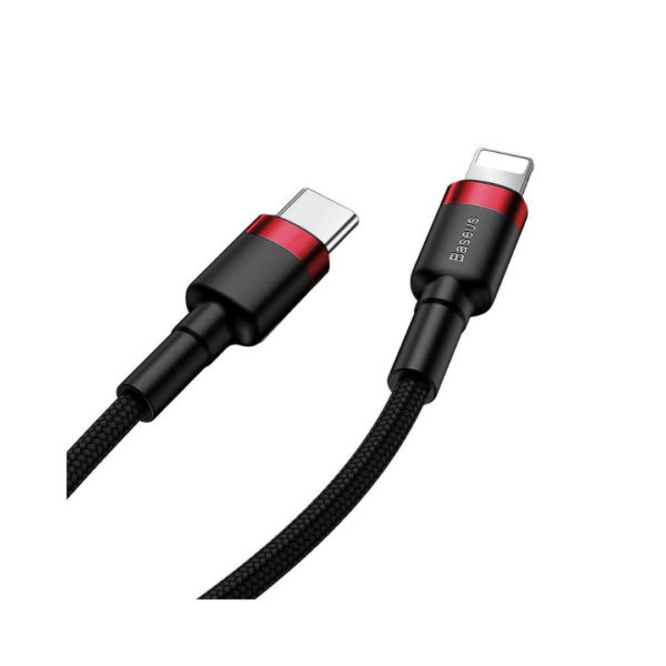 Baseus Cafule Cable Type-C to iP PD 18W 1m Red+Black